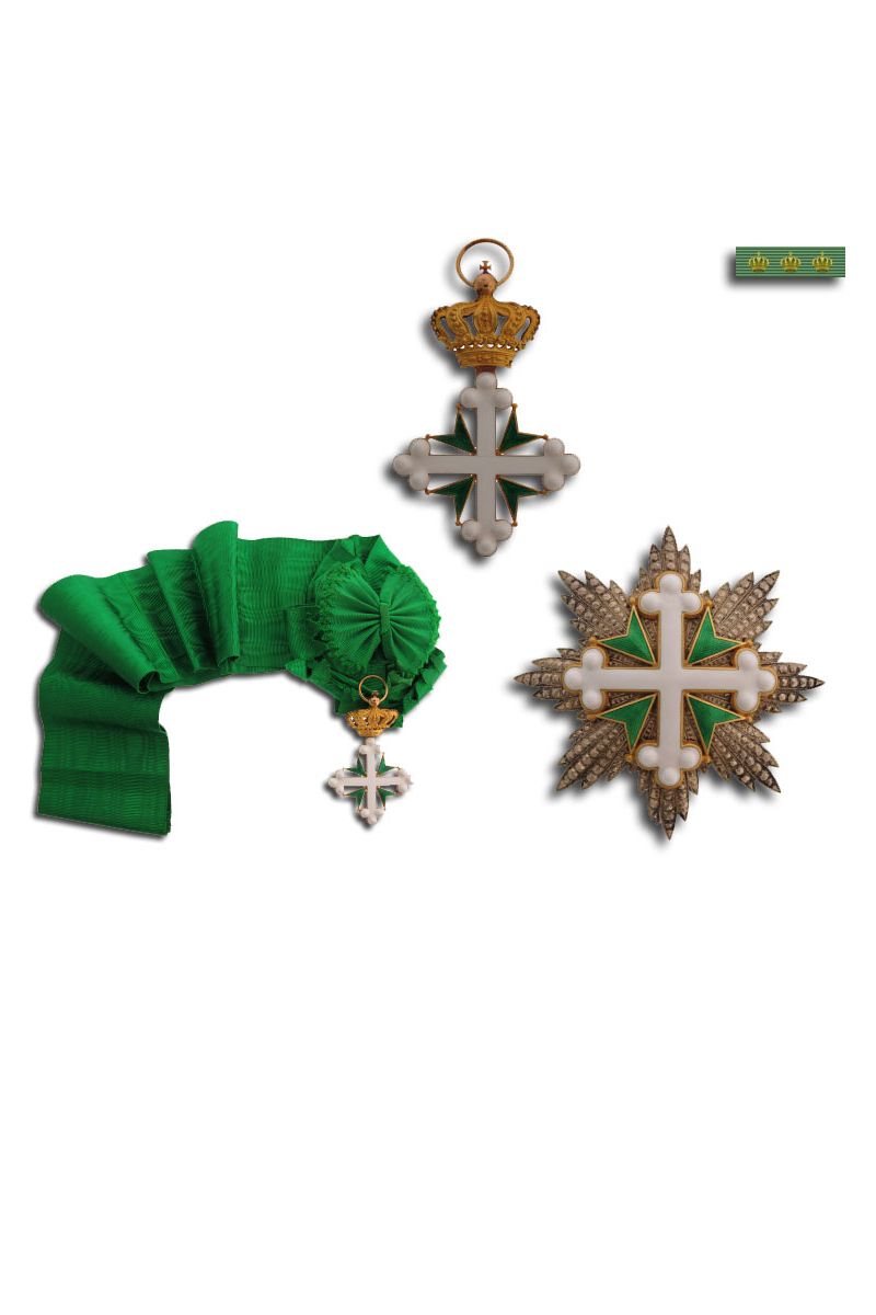 Cavaliere di Gran Croce dell'ordine dei Santissimi Maurizio e Lazzaro di casa Savoia